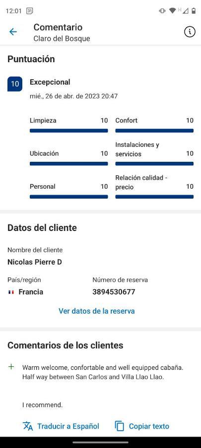 Claro Del Bosque Casa de Férias